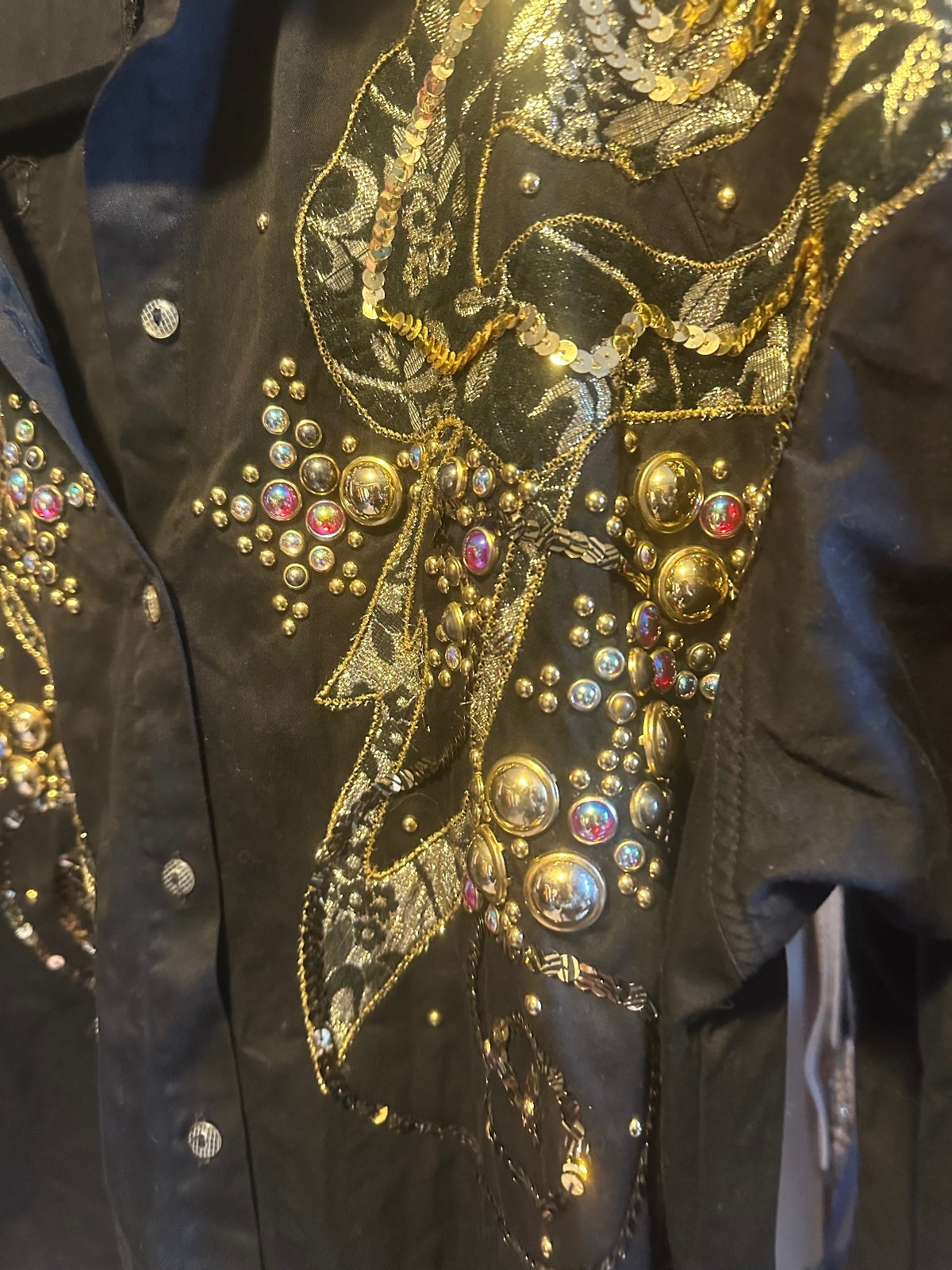 Vintage G.A.R. Embellished Statement Shirt