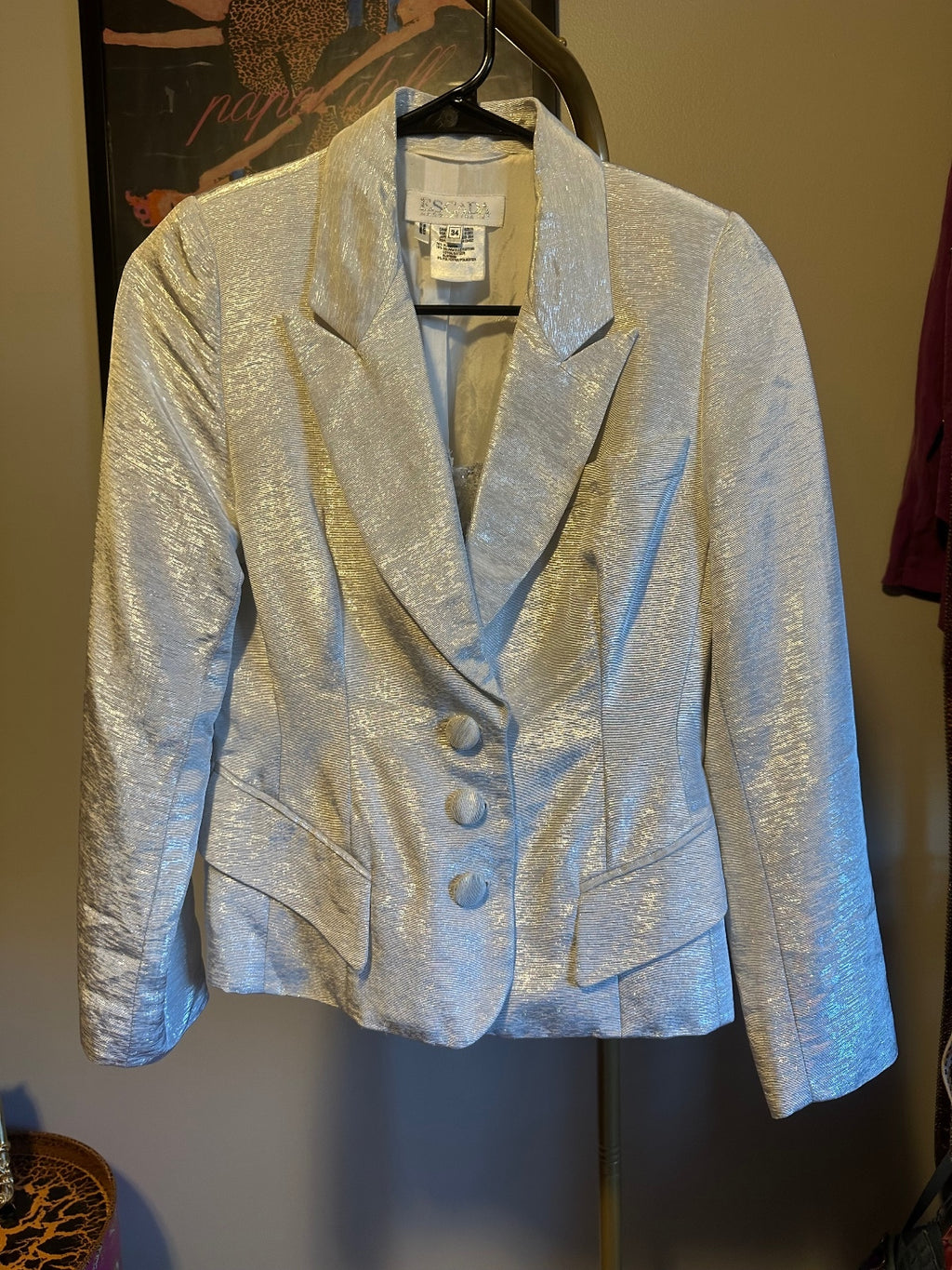 Vintage Escada Removable Lace-Insert Blazer