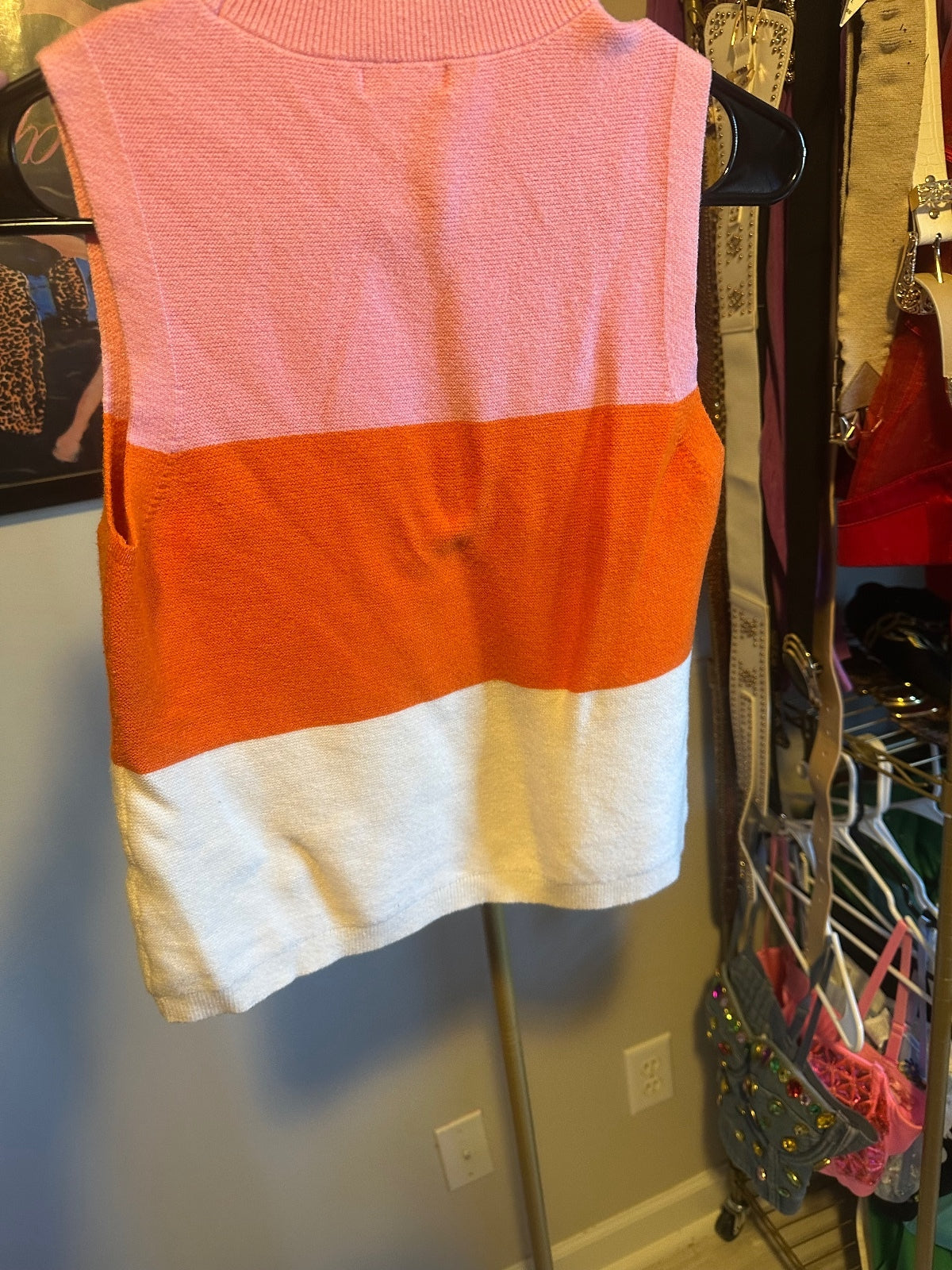 Vintage Cache Colorblock Skirt & Top Set