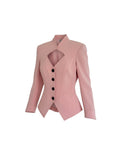 Lillie Rubin Muegler Style Pink Structured Jacket