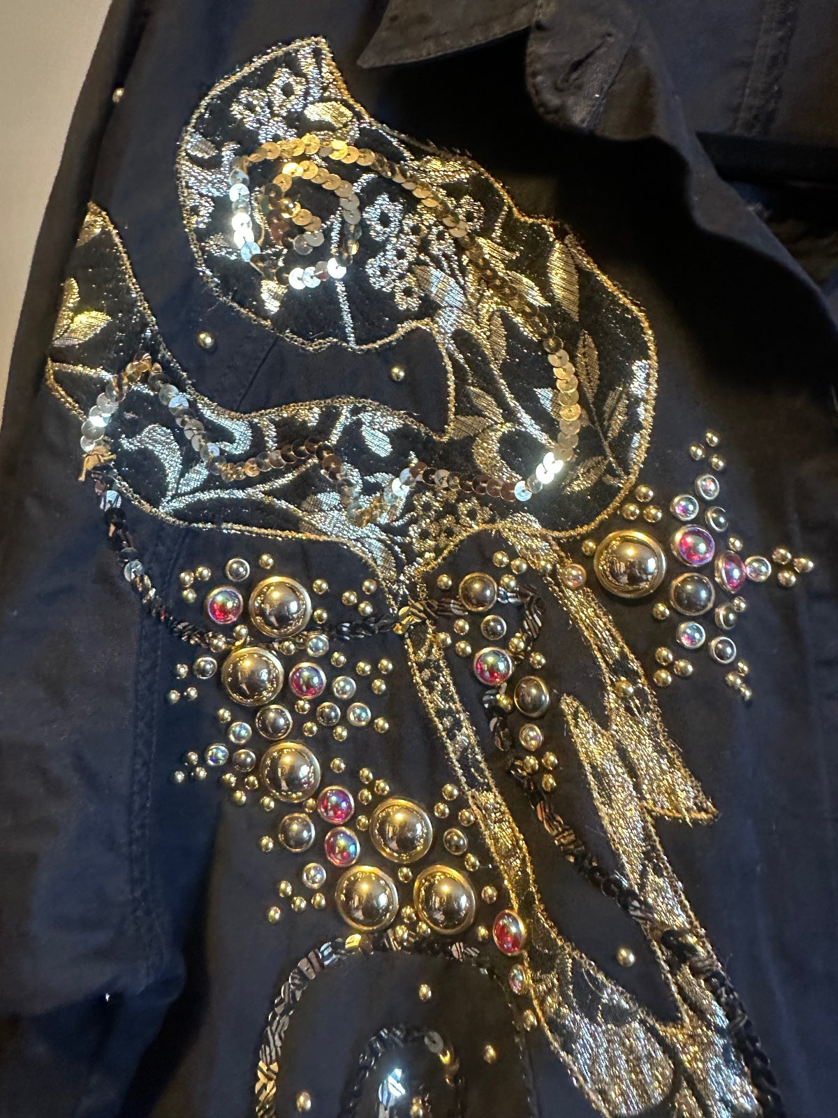 Vintage G.A.R. Embellished Statement Shirt