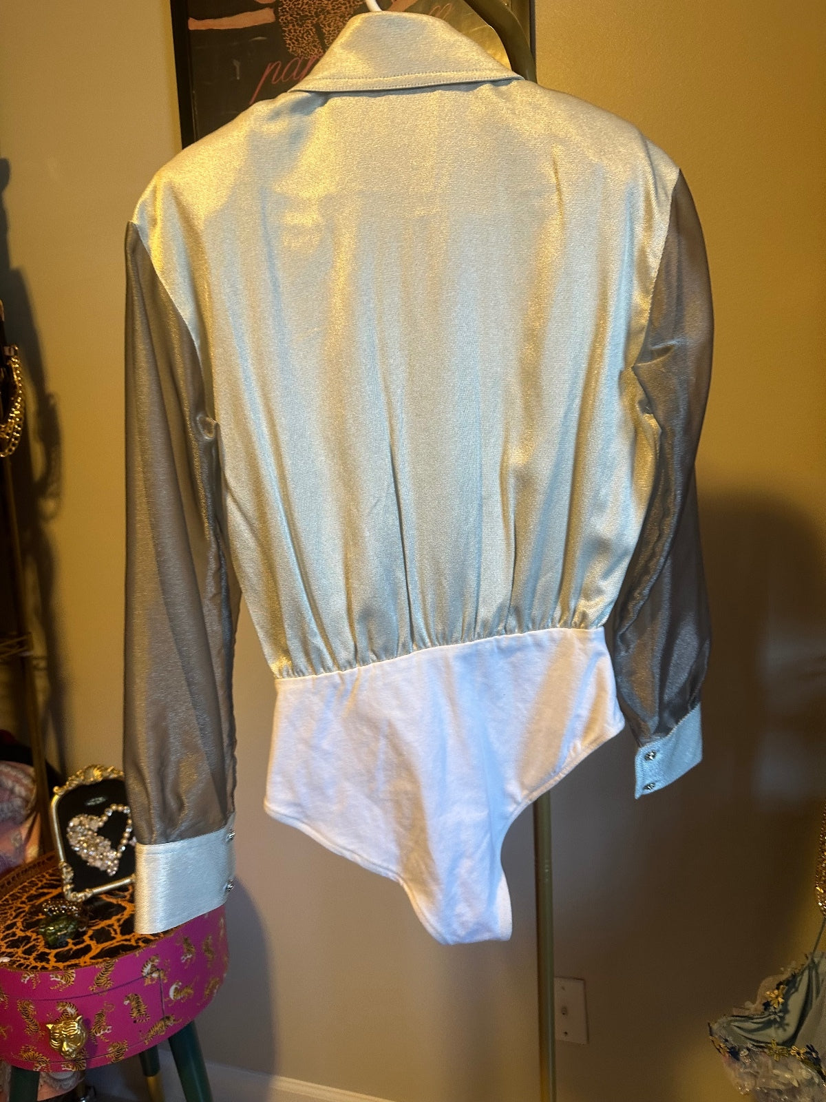 Vintage IIF Metallic Western Bodysuit