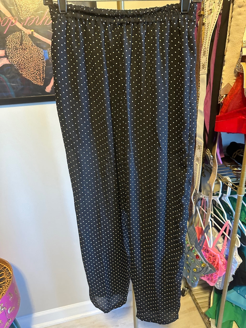 Vintage Cache Floral Patchwork & Polka Dot Jumpsuit