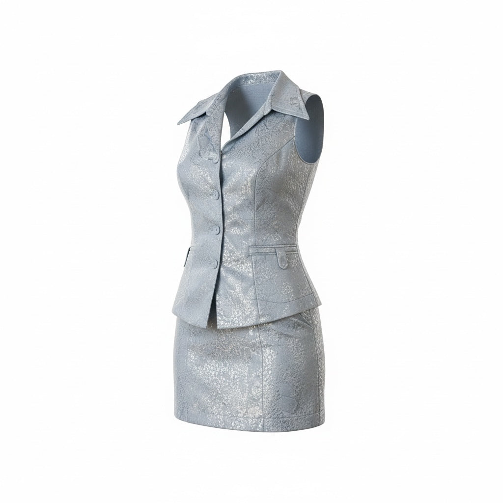 Cache X Alberto Makali Metallic 3 piece Set