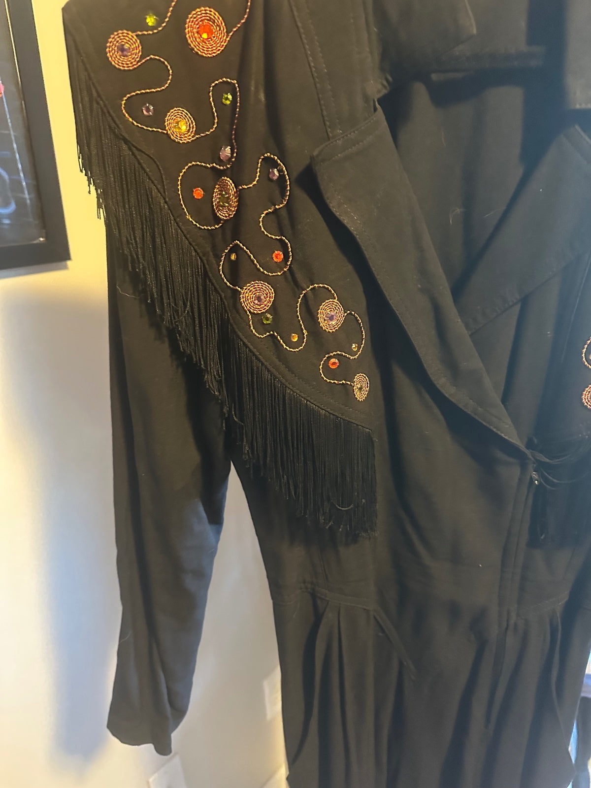 Vintage IIF Western Fringe Jumpsuit