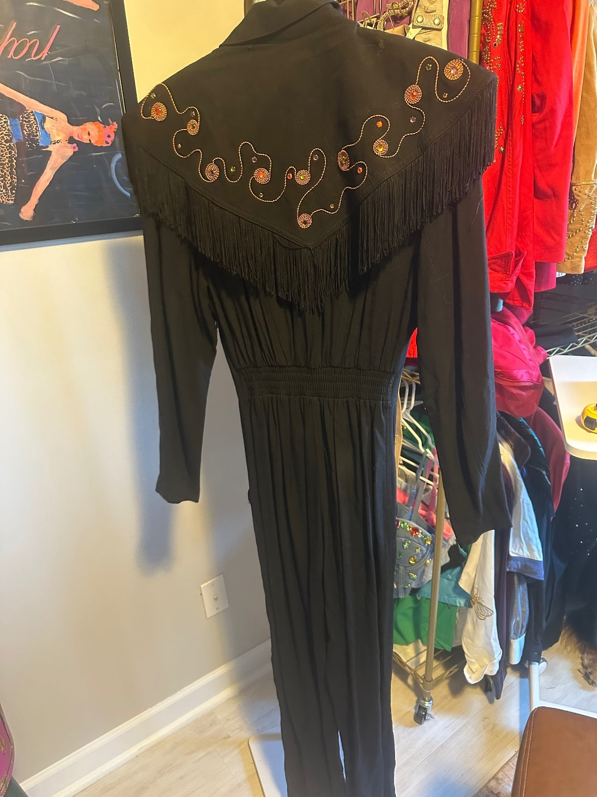 Vintage IIF Western Fringe Jumpsuit