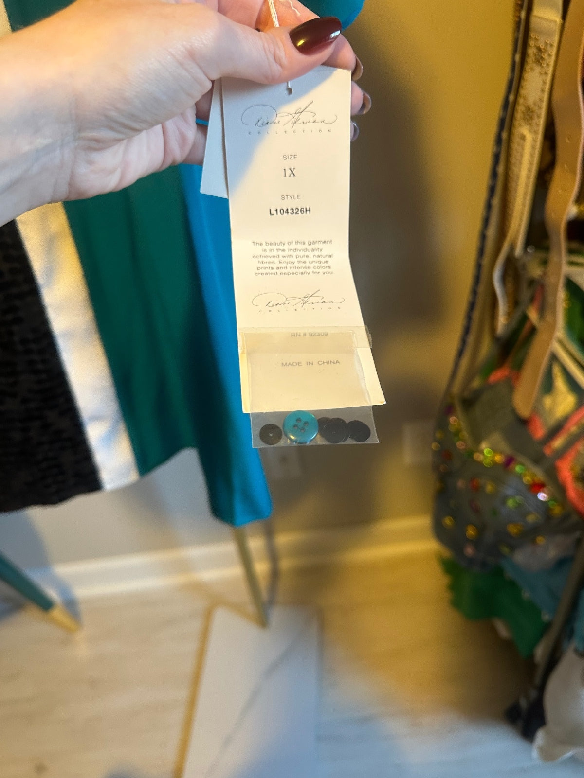 Vintage Diane Gilman Silk Colorblock Top & Pants Set