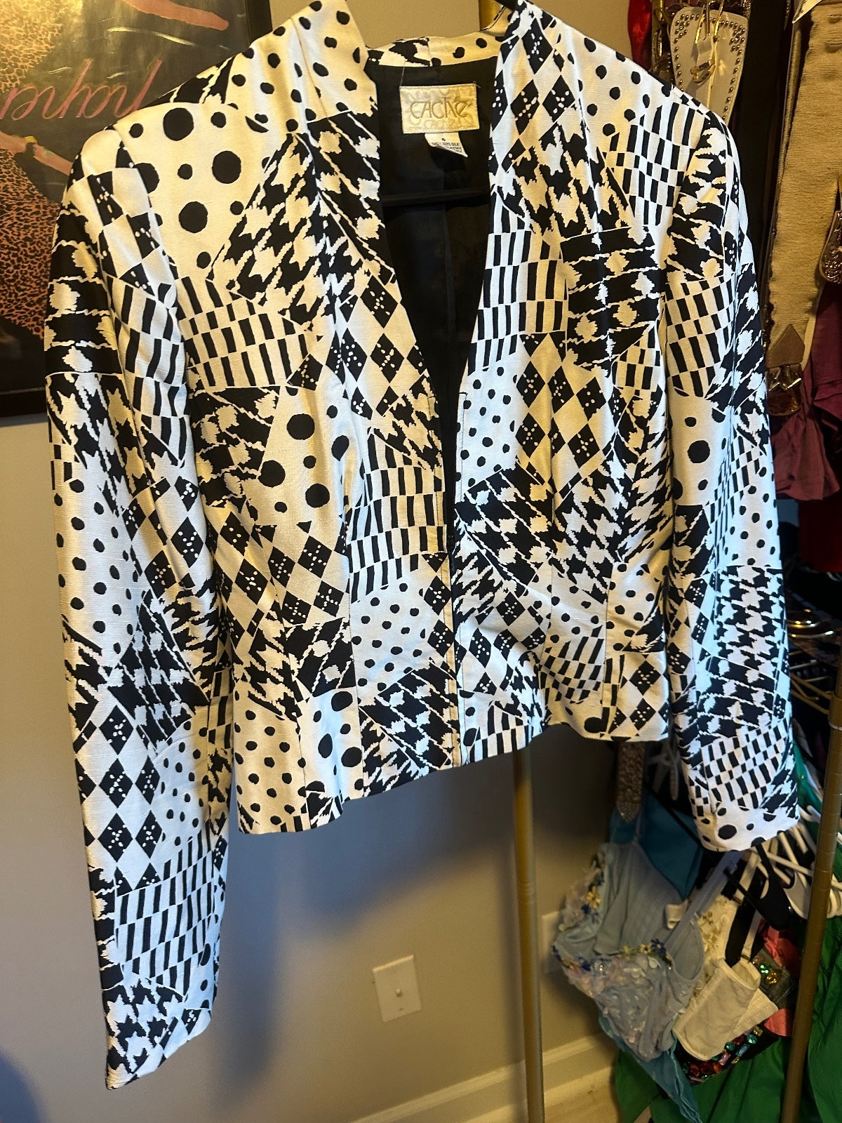 Cache Vintage Silk Suit