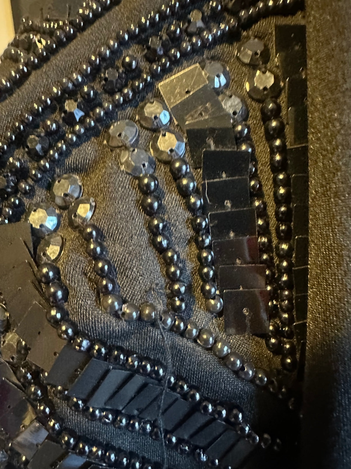 Caché Black Beaded Jacket