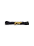 Black & Gold Leopard Statement Belt