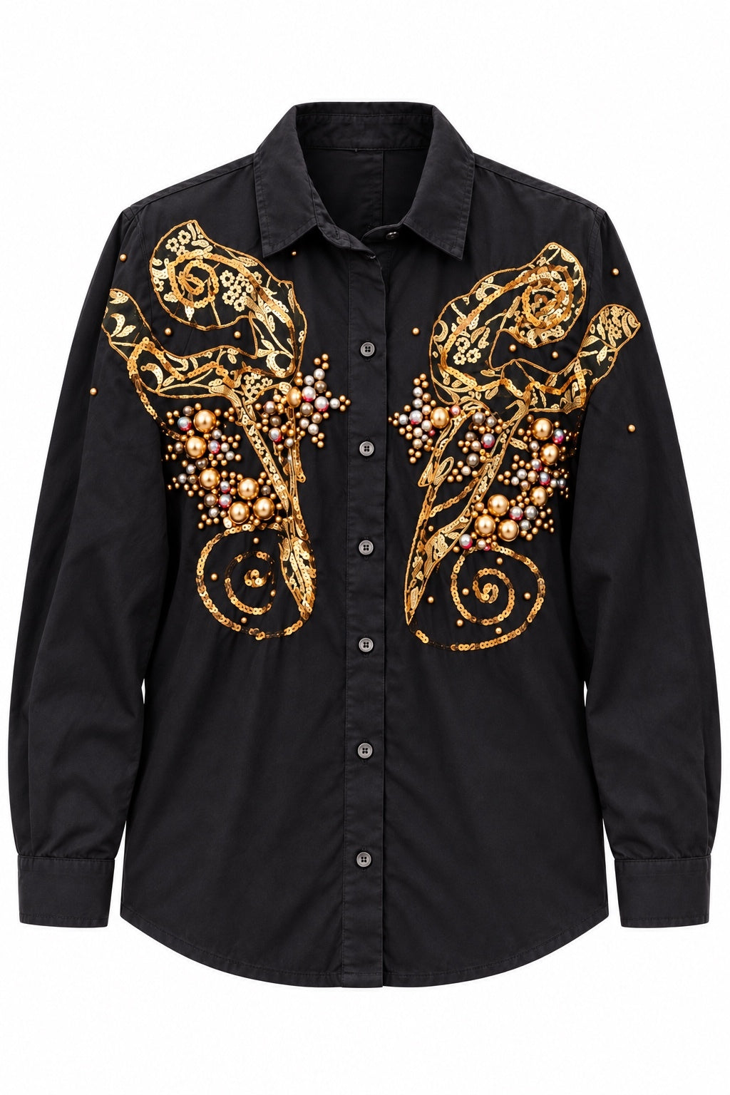 Vintage G.A.R. Embellished Statement Shirt