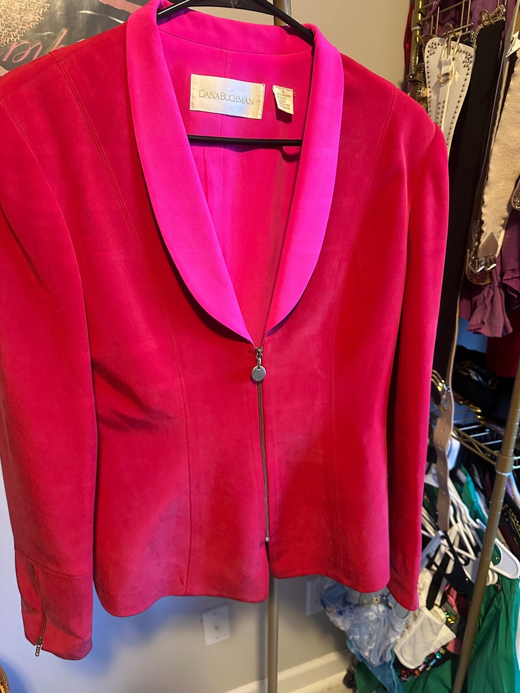 Vintage Dana Buchman Silk 3-Piece Skirt Suit Set