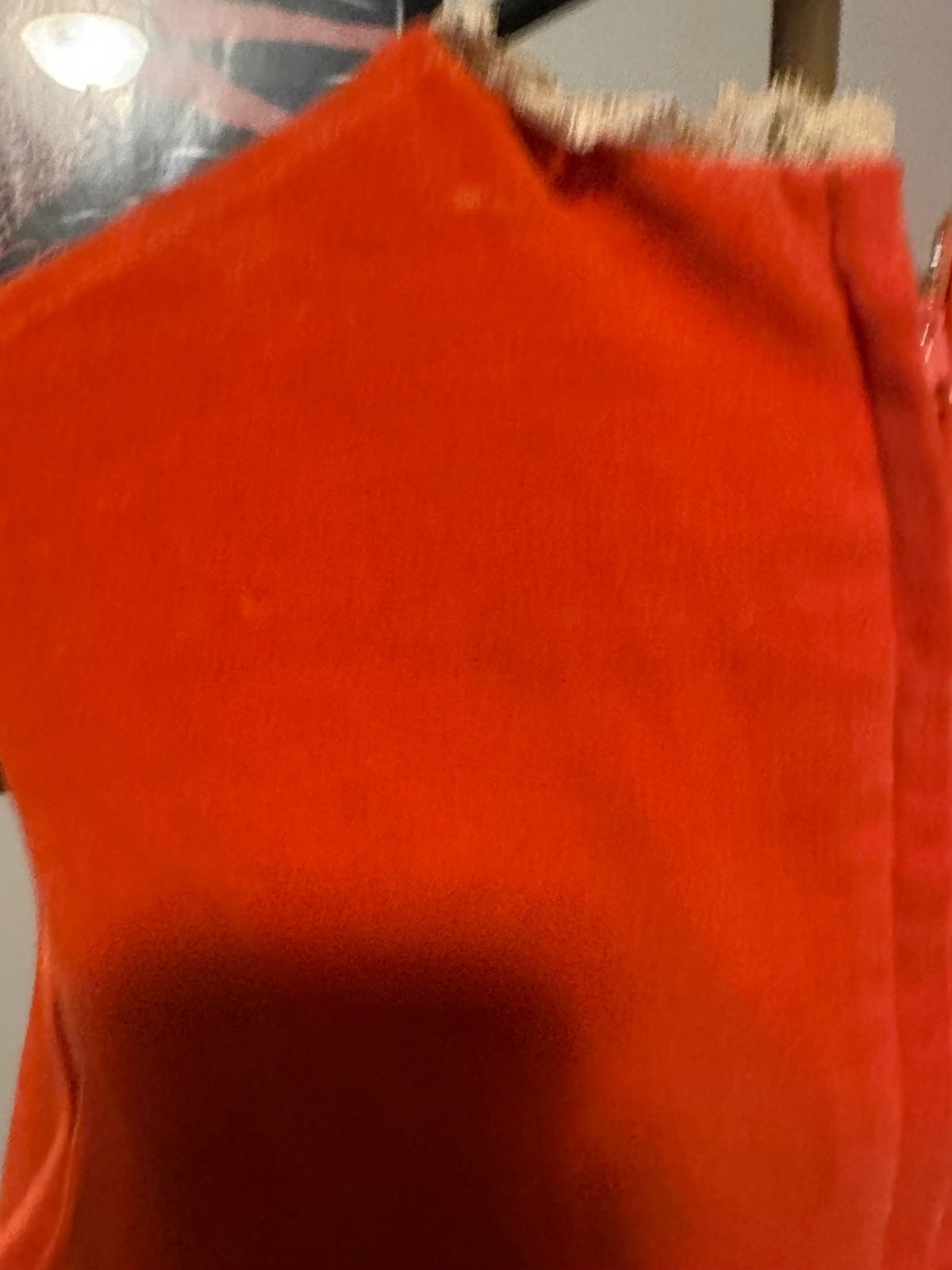 1960s Orange Mod Shift Dress