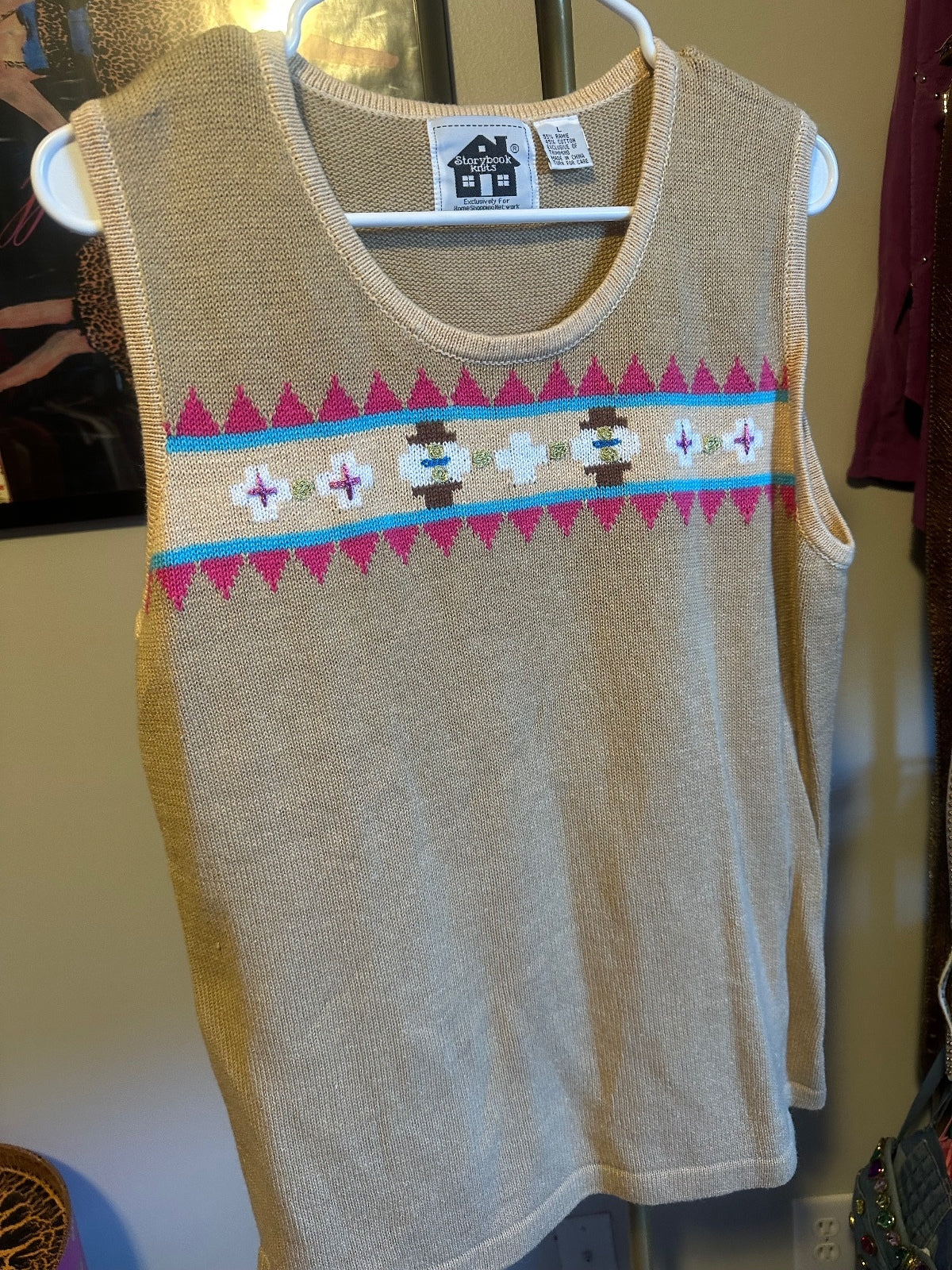 Storybook Vintage Southwestern Knit Top & Cardigan Set