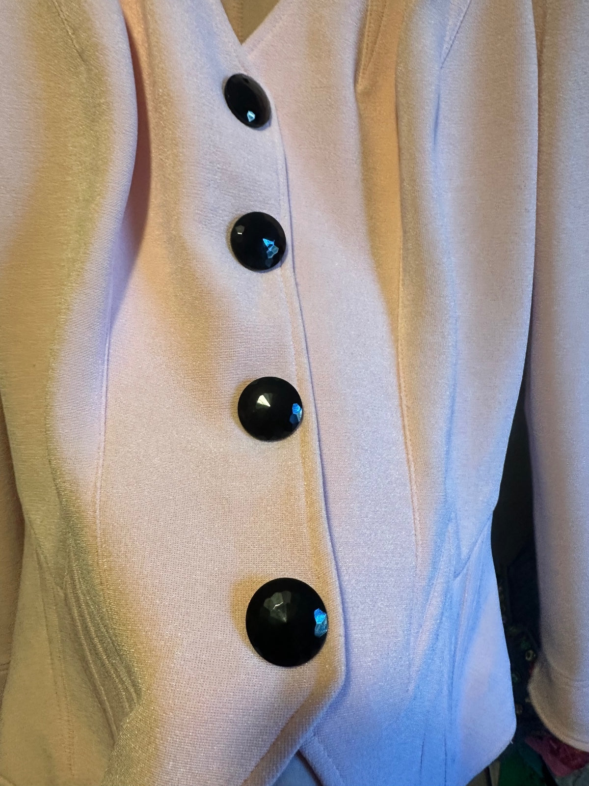 Lillie Rubin Muegler Style Pink Structured Jacket