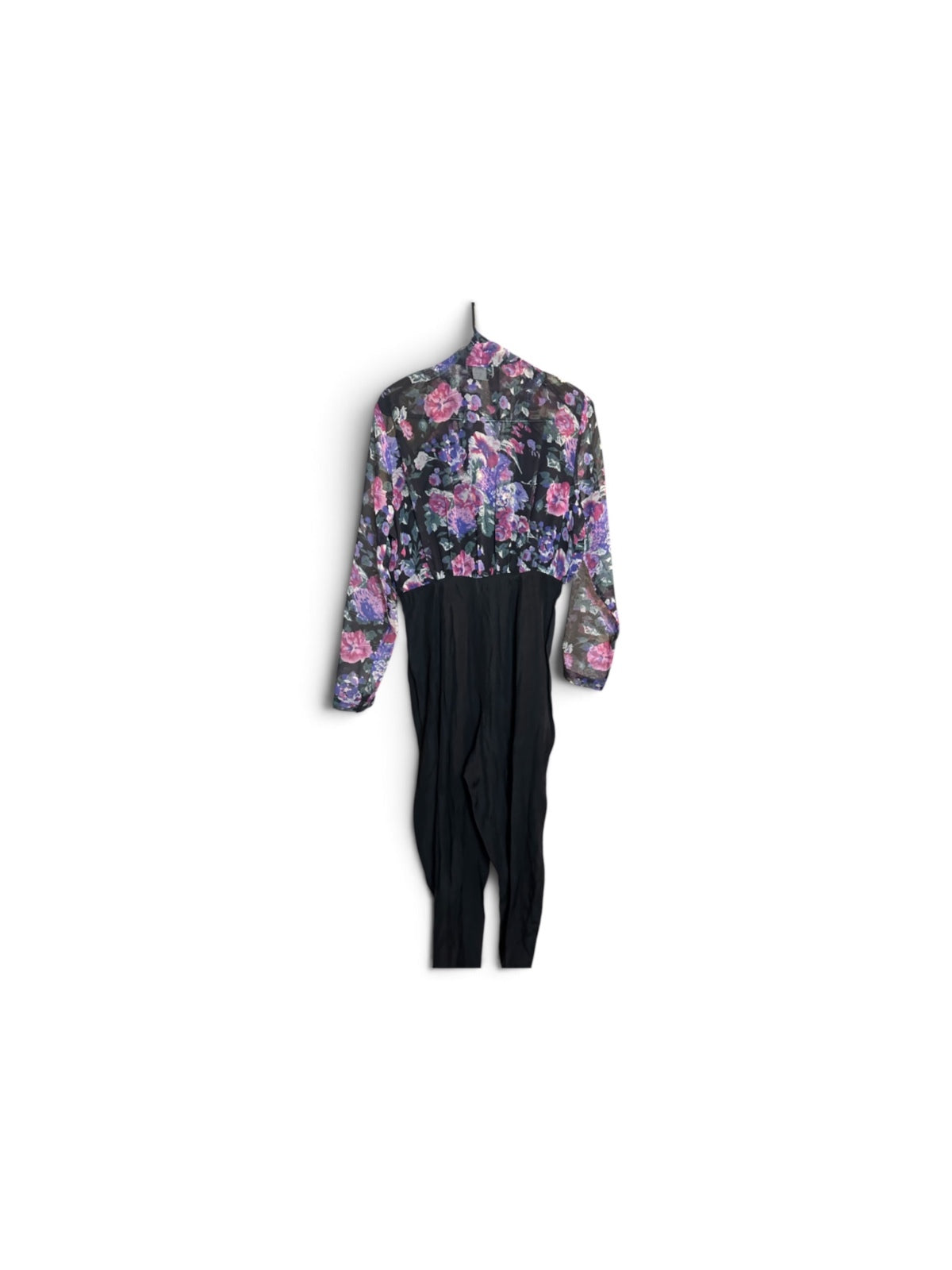 Vintage 80s Floral Jumpsuit