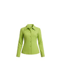 1970s Lime Green Fitted Shirt