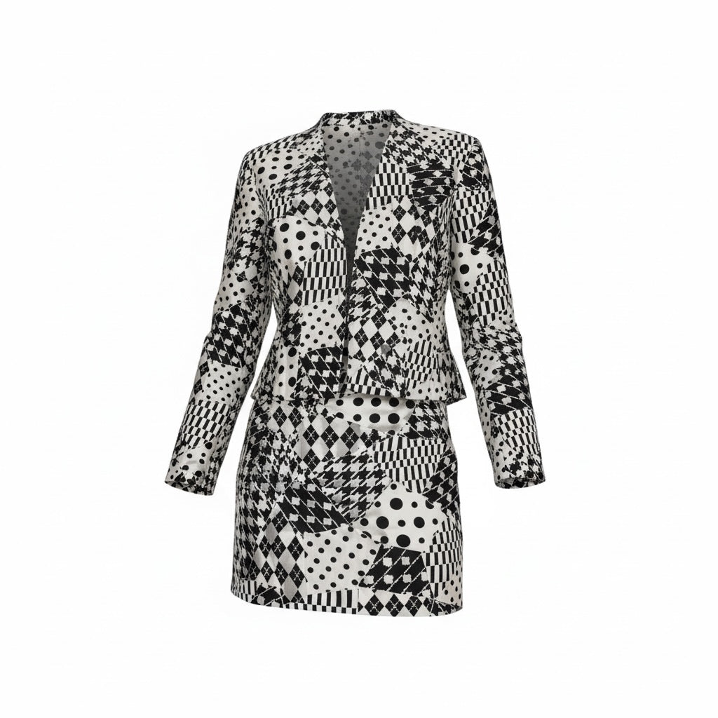 Cache Vintage Silk Suit