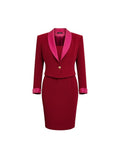 Vintage Dana Buchman Silk 3-Piece Skirt Suit Set
