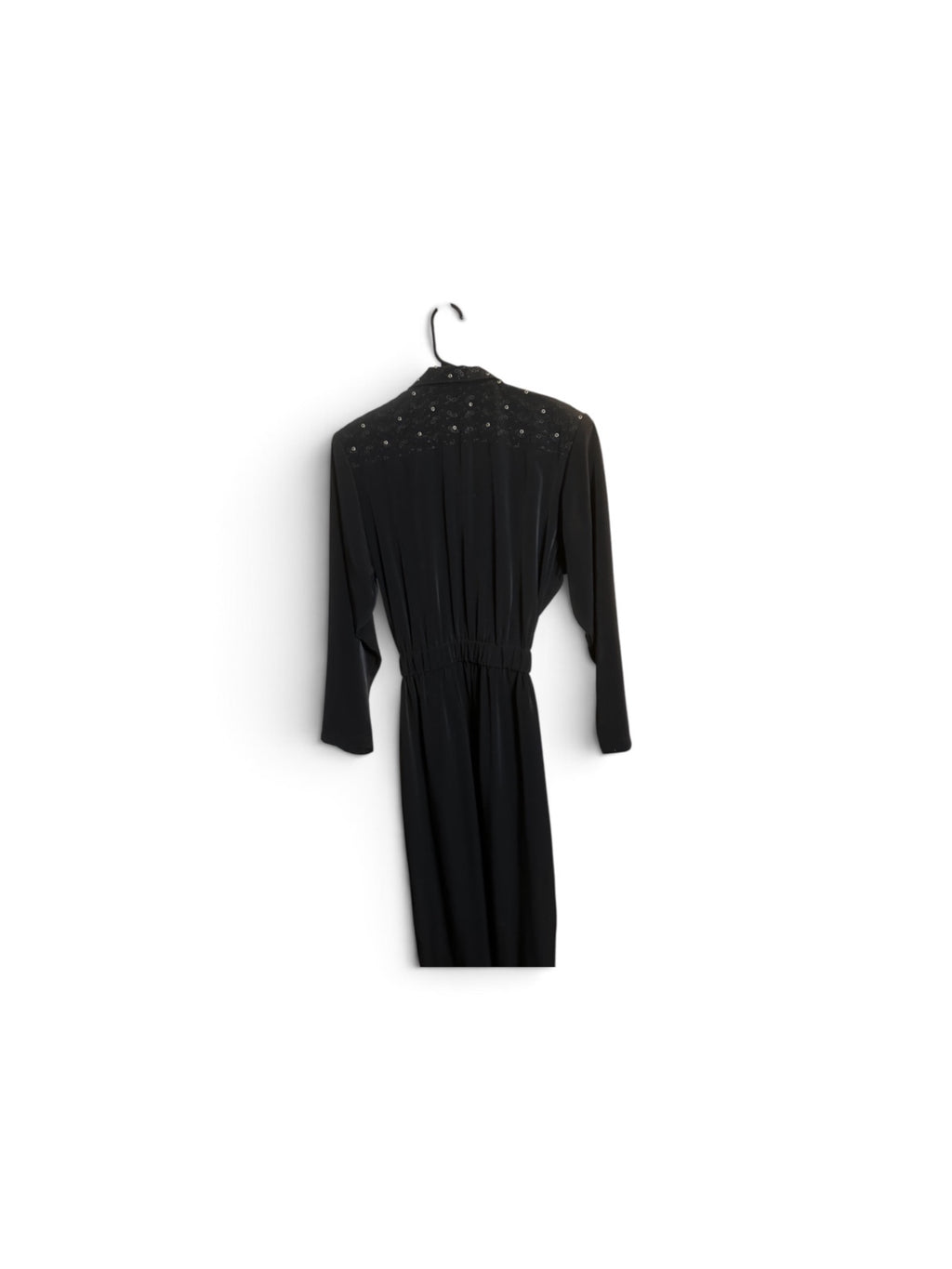 Vintage RIO Black Embellished Jumpsuit