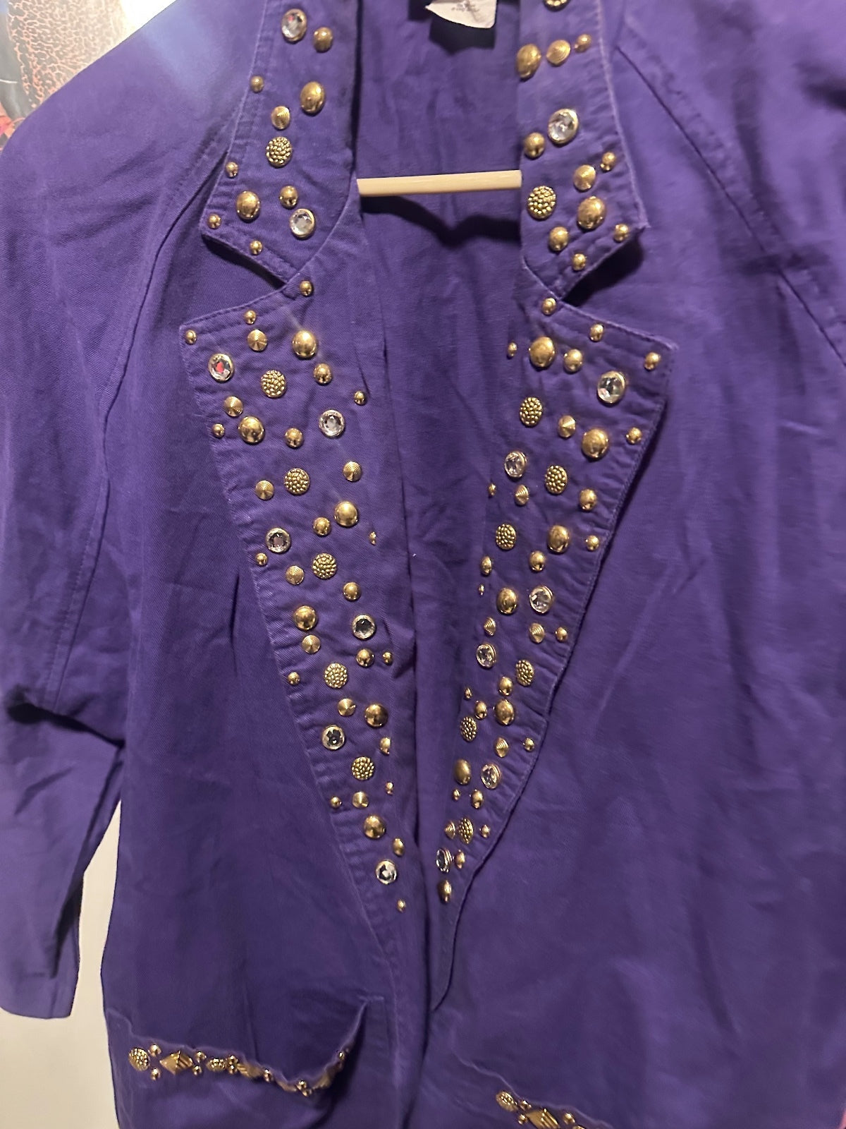 Rio Purple Embellished Blazer