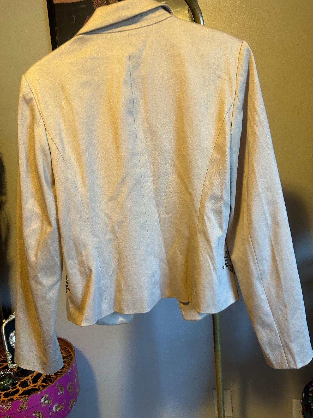 Cache Studded Scrollwork Blazer