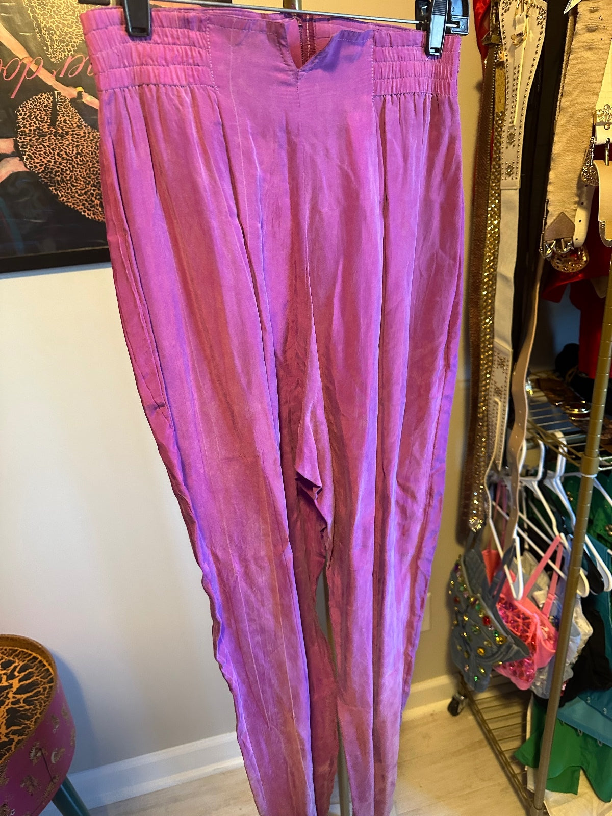 Vintage IIF Purple Rhinestone Western Shirt & Pants Set