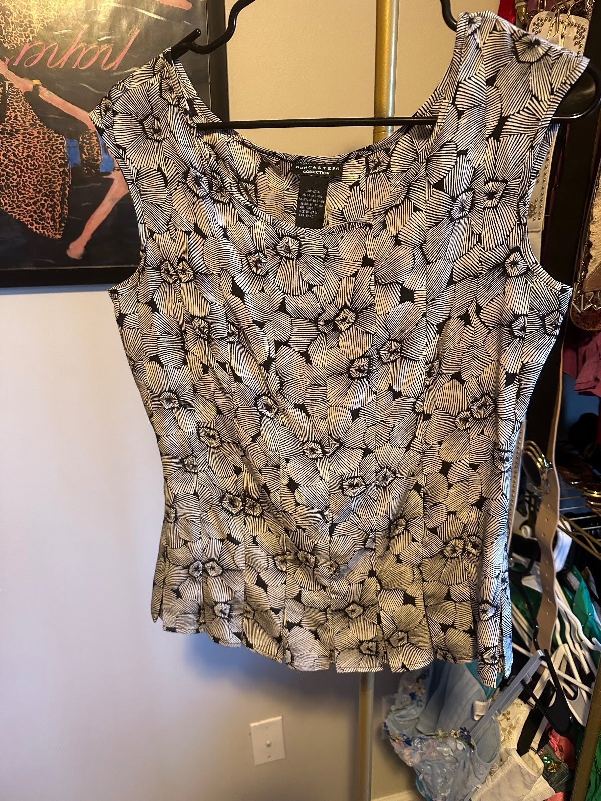 Doncaster Vintage Silk Peplum Skirt & Too Set