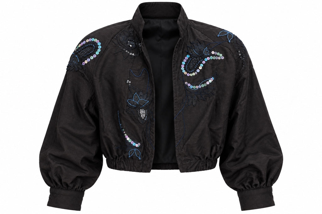 Vintage Marc D’Alcy Embellished Cropped Jacket