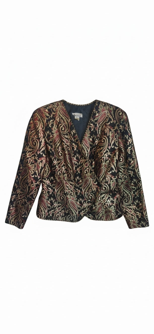 Patra Paisley Brocade Blazer