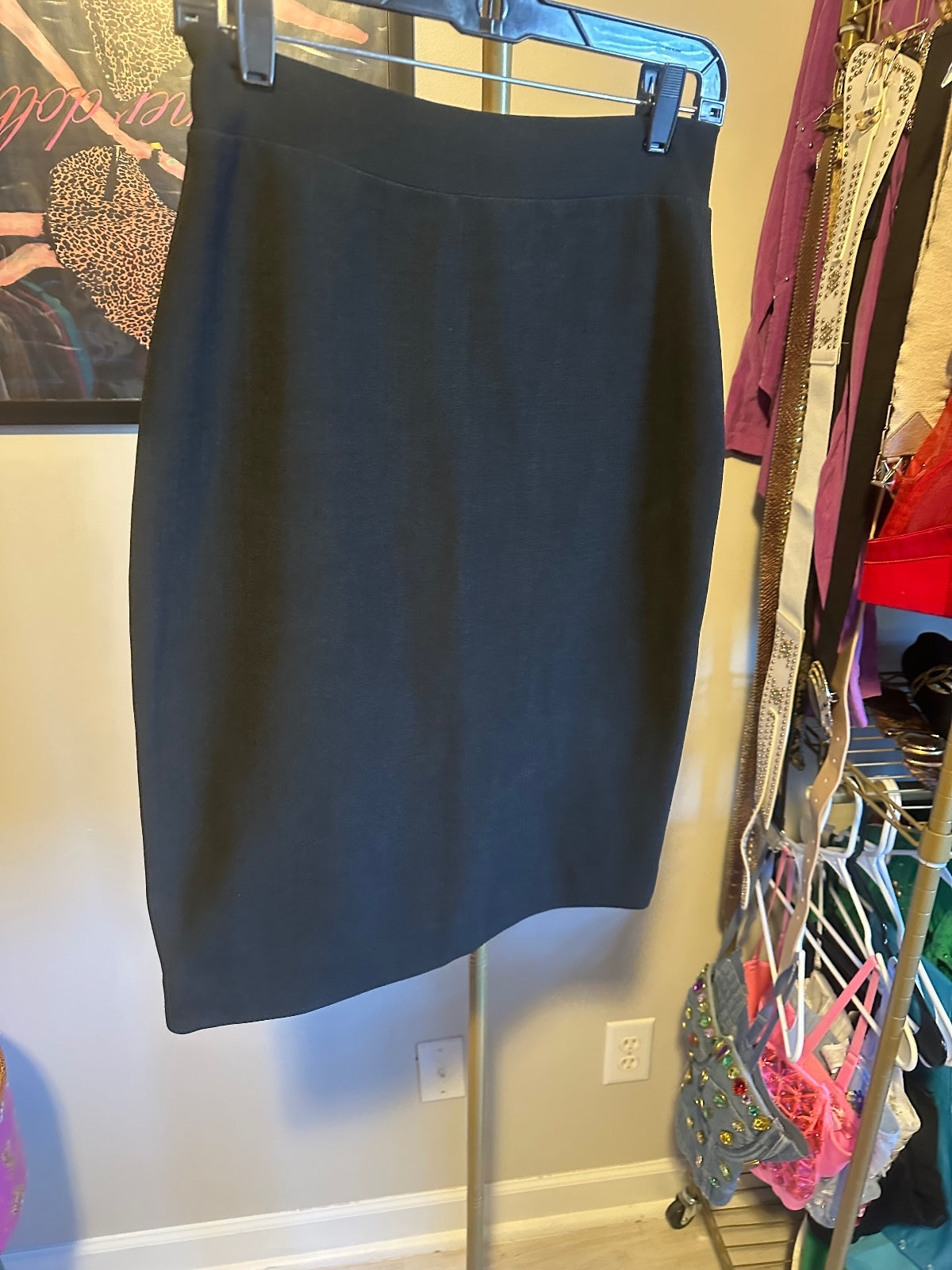 Cache Velvet Trim Power Suit