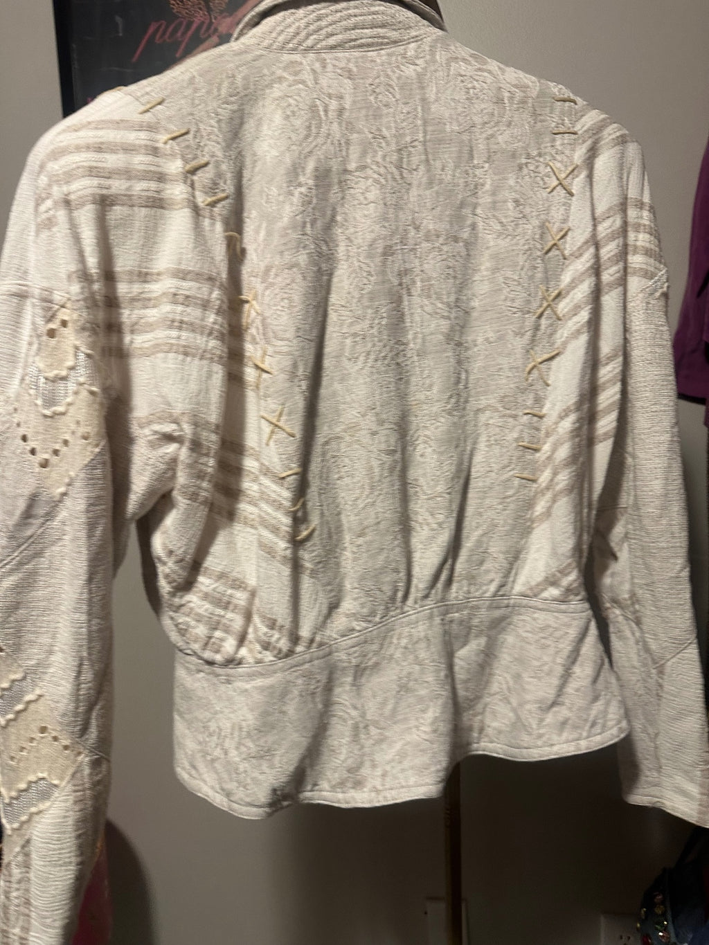Vintage IIF Patchwork Embellished Jacket