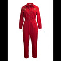 Cache Vintage Red Western Sunburst Embellished Jumpsuit