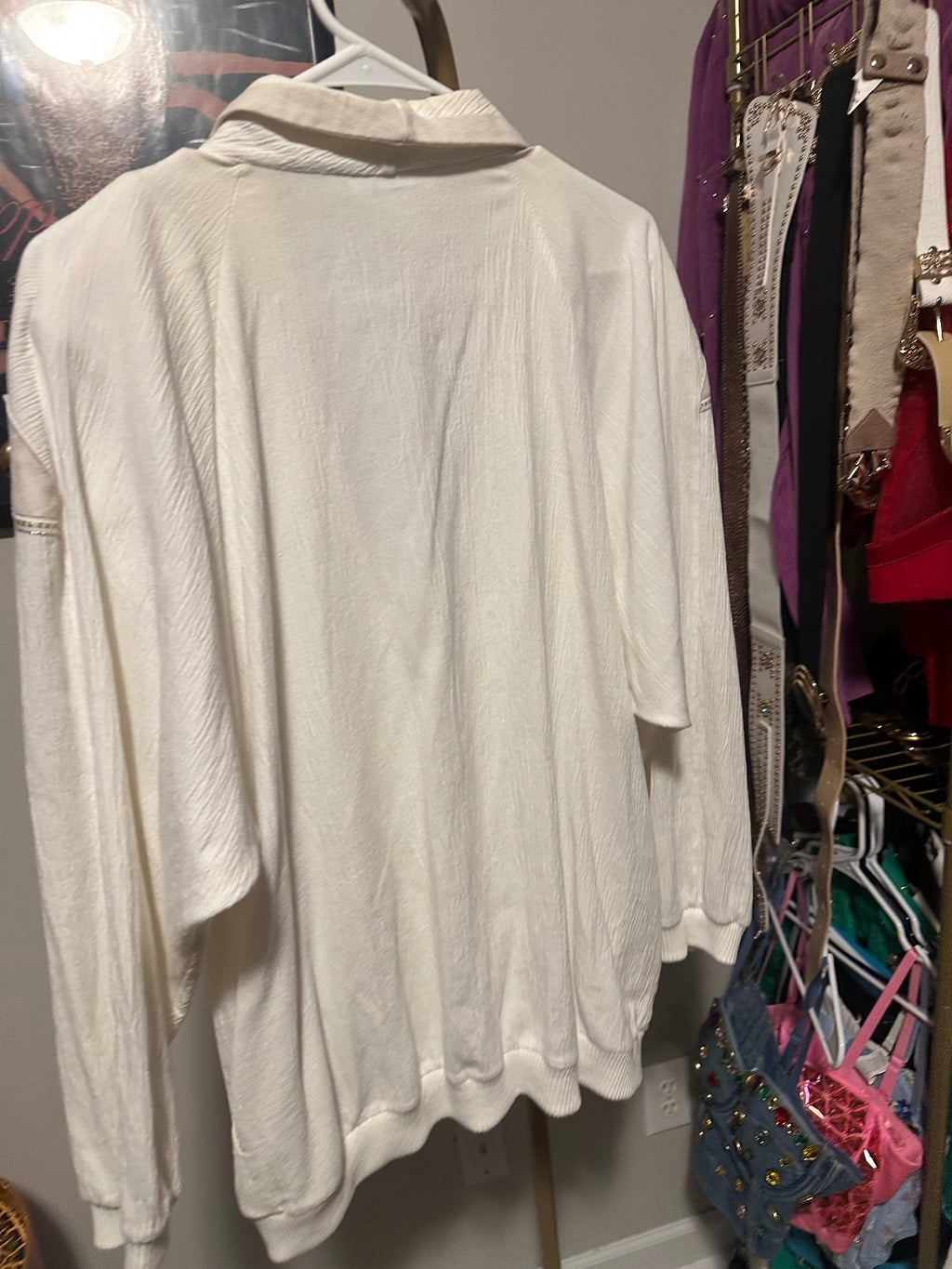 Ivory Embellished Western-Inspired Jacket