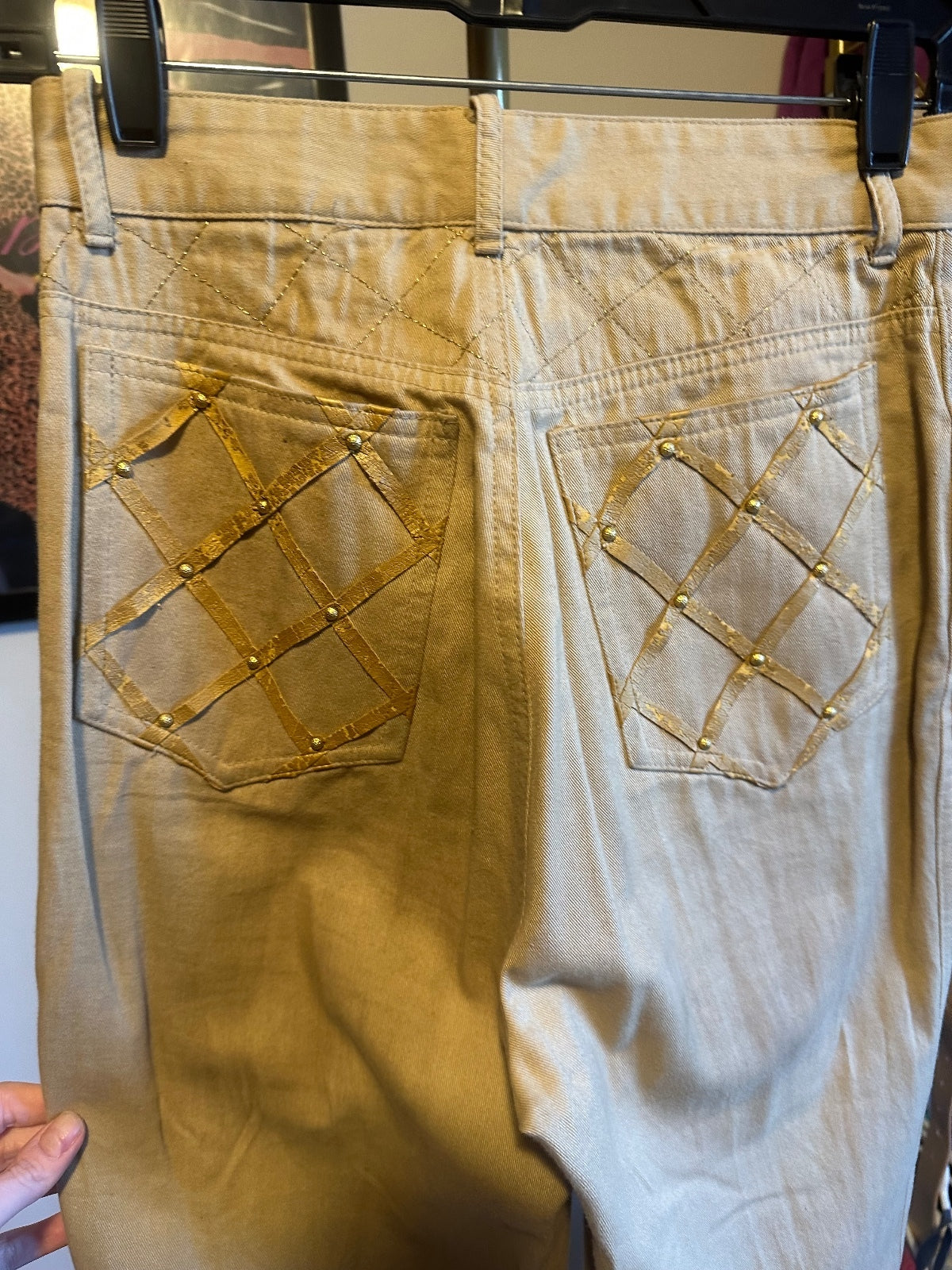 Vintage Cache Three-Piece Embellished Denim Set