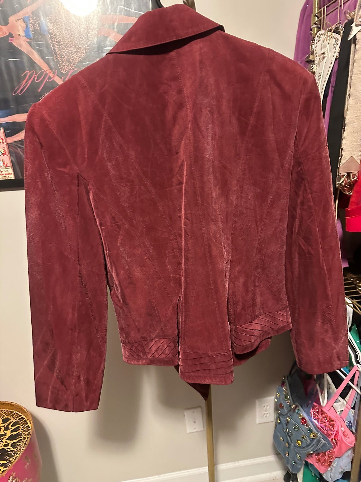 Vintage IIF Burgundy Statement Blazer