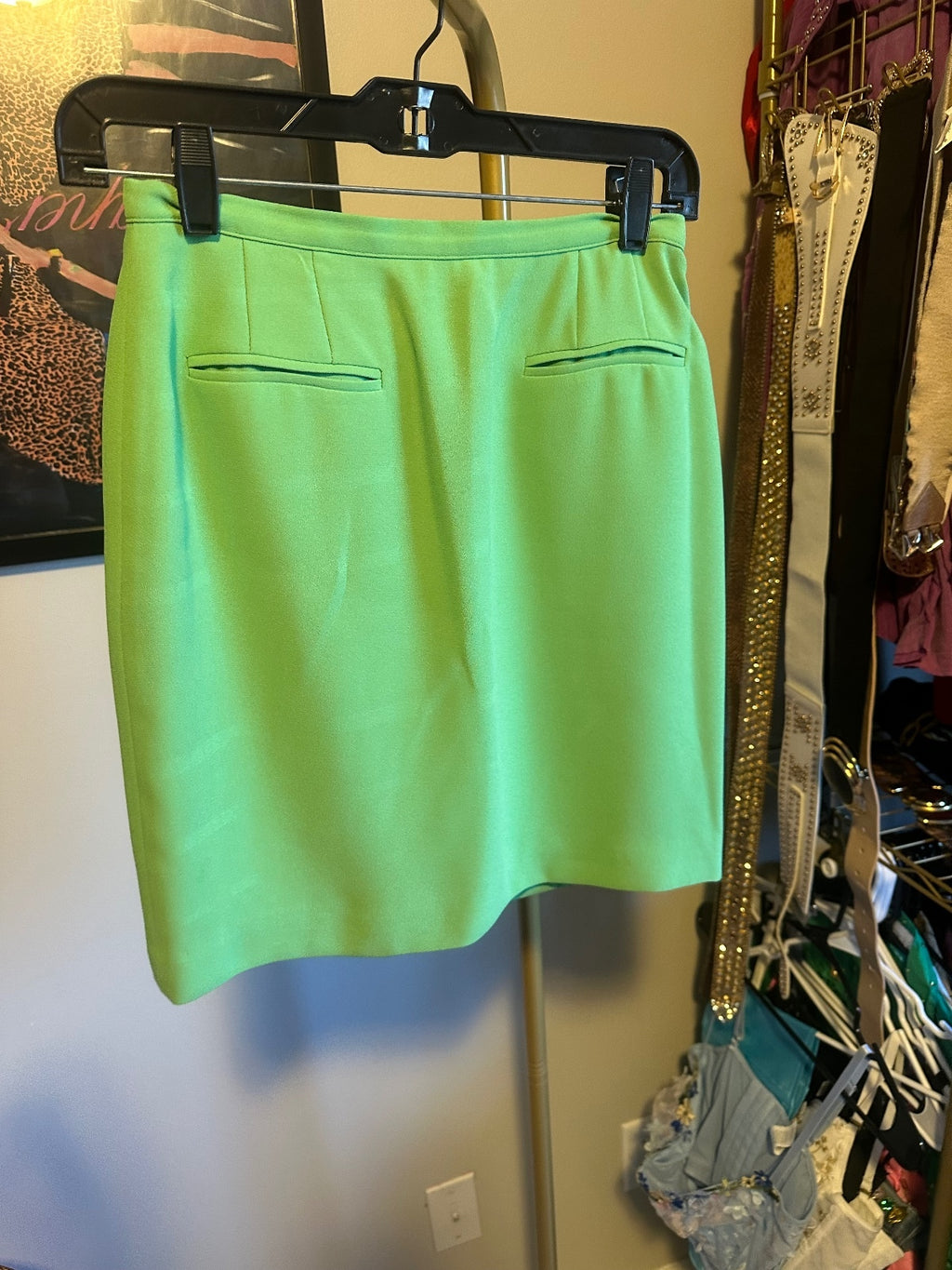 Cache Vintage Green Double Breasted Suit